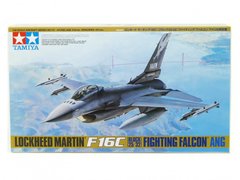Збірна модель літака Lockheed Martin F-16C (Block 25/32) Fighting Falcon ANG | 1:48 Tamiya 61101