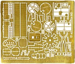1/72 photoetch for ICM I-16 KIT ACE PE7204 assembly model, In stock