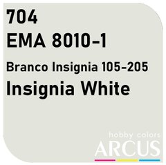 Эмалевая краска Insignia White (белый) ARCUS 704