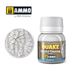 Кракелюрна фарба для імітації тріщин Quake Crackle Creator Textures Crackle Base Ammo Mig 2182