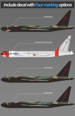 Збірна модель 1/144 літак Boeing B-52D Stratofortress Academy 12632