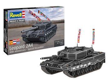1:35 Scale Model Kit: Leopard 2A4 Tank &ndash; 40th Anniversary Special Edition Revell 03368