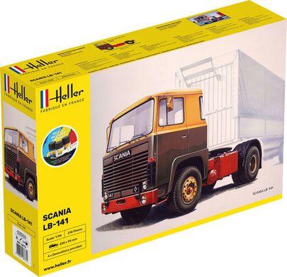 Сборная модель 1/24 грузовой автомобиль Scania LB-141 - Starter Kit Heller 56773