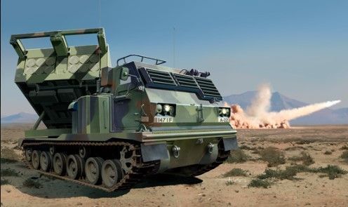Сборная модель 1/35 ракетная система M270A1 Trumpeter 01049