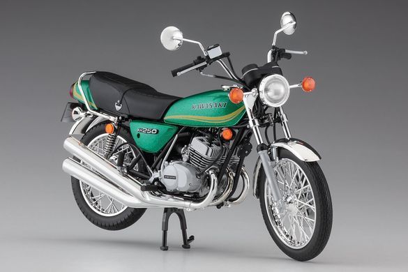 Сборная модель 1:12 мотоцикла Kawasaki KH250-B3/B4 (1978/1979) Hasegawa 21508