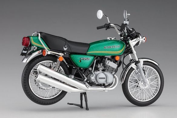 Сборная модель 1:12 мотоцикла Kawasaki KH250-B3/B4 (1978/1979) Hasegawa 21508