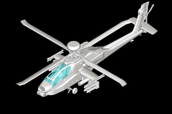 Сборная модель 1/72 вертолет AH-64D Longbow Apache Hobby Boss 87219