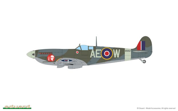 Збірна модель 1/48 гвинтовий літак Spitfire F Mk.IX Weekend edition Eduard 84175