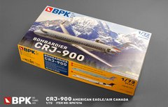 Assembled model 1/72 aircraft CRJ-900 American Eagle/Air Canada BPK 7216