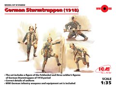 Фігури 1/35 Німецькі штурмові частини (1918 р.) (4 фігури) ICM 35692