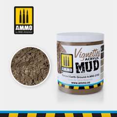 Диорамная паста для имитации почвы Acrylic Mud Turned Earth Ground Ammo Mig 2153