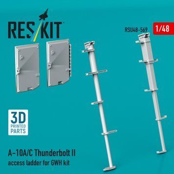Масштабна модель 1:48 драбина доступу A-10A/C Thunderbolt II для комплекту GWH 3D Reskit RSU48-0569