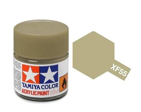 Акриловая краска XF55 палубная (Deck Tan) 10мл Tamiya 81755