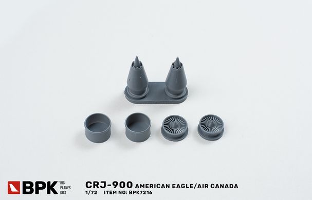 Assembled model 1/72 aircraft CRJ-900 American Eagle/Air Canada BPK 7216