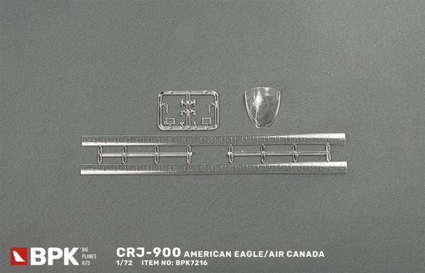 Збірна модель 1/72 літак CRJ-900 American Eagle/Air Canada BPK 7216