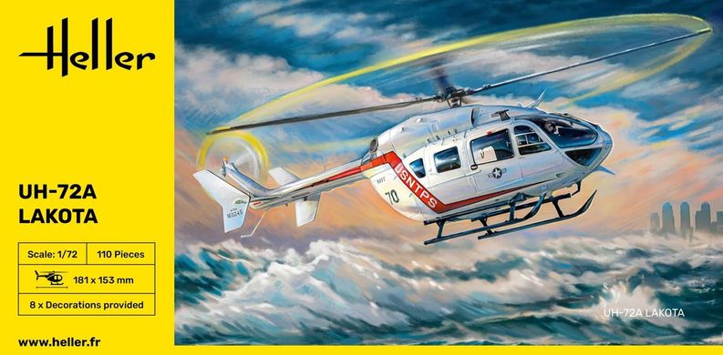 Збірна модель 1/72 легкий універсальний вертоліт UH-72A Lakota Heller 80379