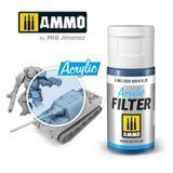 Акриловый фильтр Морской голубой FILTER (Marine Blue) Ammo Mig 0808