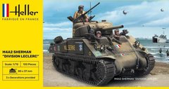 Сборная модель танка M4A2 Sherman Division Leclerc Heller 79894 1:72