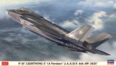Збірна модель 1/72 літак F-35 Lightning II (A Version) 'J.A.S.D.F. 6th AW 2025' Hasegawa 02388