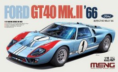 Збірна модель 1/12 автомобіль Ford GT40 Mk.II '66 Meng Model RS-002
