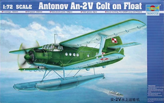 Assembled model 1/72 aircraft Antonov An-2V Colt on Float Trumpeter 01606