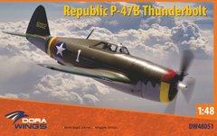 Сборная модель 1/48 истребитель Republic P-47B Thunderbolt DW 48051