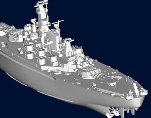 Сборная модель 1/700 линкор USS Alabama BB-60 Trumpeter 05762