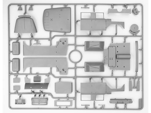 Збірна модель 1/35 Чорнобиль#2. Вогнеборці (АЦ-40-137А, 4 фігури та підставка для діорами з фоном) ICM 35902