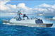 Збірна модель 1/700 військовий корабель PLA Navy Type 054A FF Trumpeter 06727