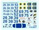 Decal 1:72 for Ukrainian Su-27 and Su-27UB with Flora Camouflage Foxbot 72-076