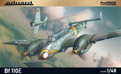 Assembled model 1/48 Bf 110E fighter Eduard 8203