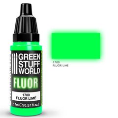 Fluorescent acrylic opaque paint Fluor Paint LIME 17 ml GSW 1700