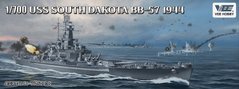 Assembled model 1/700 battleship USS South Dakota DX BB-57 1944.6 Professional Edition VEE HOBBY E57005