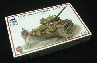 Collected model 1/35 light tank M24 Chaffee (British Army) Bronco CB35068