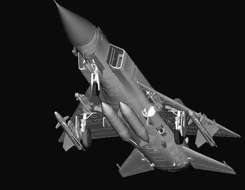 Сборная модель 1:72 самолет Su-15 Flagon-A Trumpeter 01624