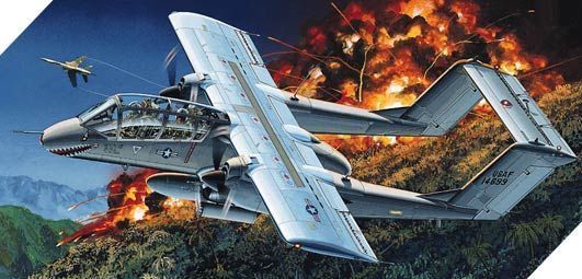 Сборная модель 1:72 штурмовик OV-10 Bronco Academy 12463