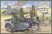 Сборная модель 1:35 мотоцикла BMW R12 с коляской &ndash; военная версия IBG Models 35002
