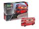 Assembled model 1/24 London Bus with high quality Revell 07720 photoetch