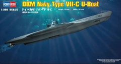 Збірна модель 1/350 підводного човна German U-Boot Type VII C Hobby Boss 83505