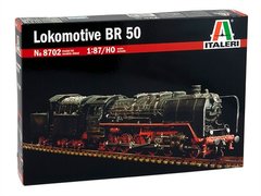 Сборная модель 1/87 мощный паровой локомотив BR50 Italeri 8702