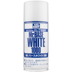 Грунт базовый белый Mr.Base White 1000 (180 ml.) B-518 Mr.Hobby B-518