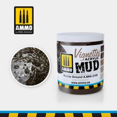 Діорамна паста для імітації темного брудного грунту Acrylic Mud Muddy Ground Ammo Mig 2155