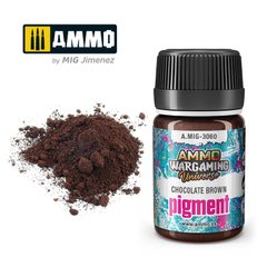 Пигмент Шоколадно-коричневый Ammo Mig 3060