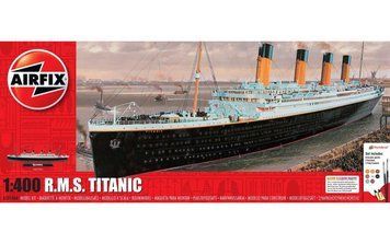 Prefab Model 1/400 Ocean Liner RMS Titanic Starter Kit Airfix A50146A