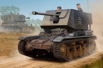 Assembly model 1:35 tank 5cm Pak auf Fgst. Pz.Kpfw. 35R 731 Hobby Boss 83808