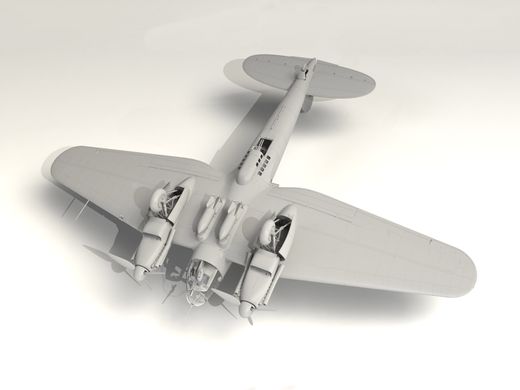 Сборная модель 1/48 самолет He 111H-20, Немецкий бомбардировщик 2 Мировой войны ICM 48264