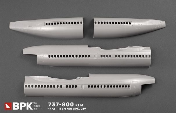 Сборная модель 1:72 самолет 737-800 KLM (1/72) BPK 7219