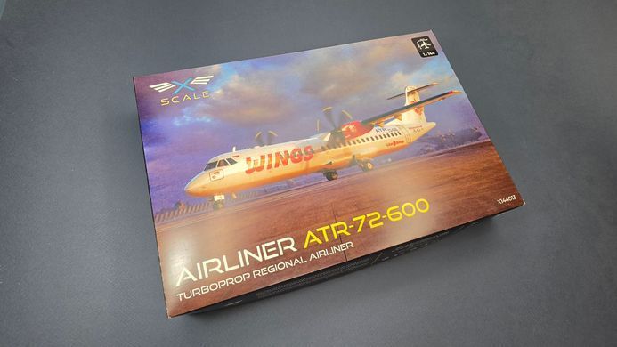 Сборная модель самолета ATR-72-600 авиакомпании Wings Air в масштабе 1:144, X-Scale X144013