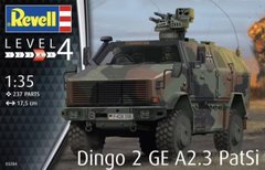 Сборная модель военного автомобиля Dingo 2 GE A2.3 PatSi Revell 03284 1:35