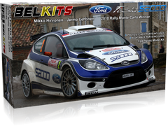 Assembly model 1/24 rally car Ford Fiesta S2000 Rally Monte Carlo Winner Belkits BEL-002